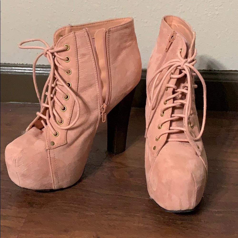 lace up heels